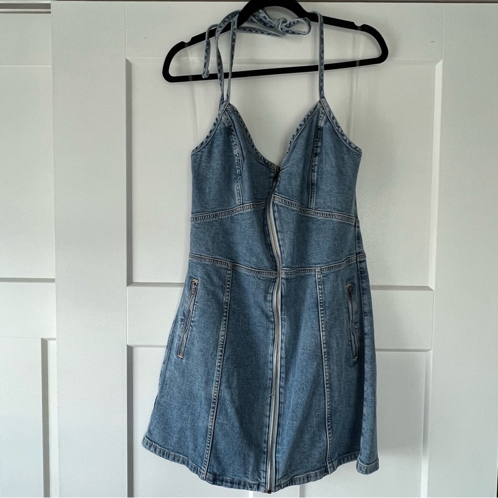 American Eagle Outfitters Denim Mini Dress